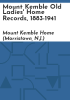Mount_Kemble_Old_Ladies__Home_records__1883-1941
