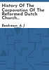 History_of_the_corporation_of_the_Reformed_Dutch_Church_of_the_town_of_Brooklyn