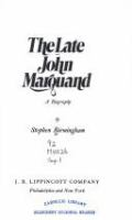 The_late_John_Marquand