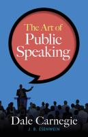 The_art_of_public_speaking